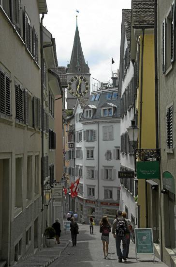 stree view of Zurich
